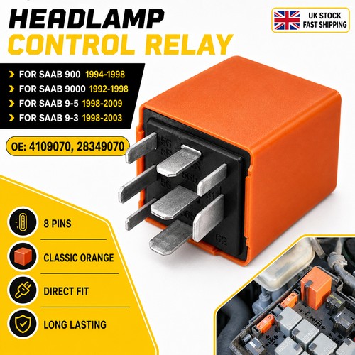 Headlight control relay orange - headlight,